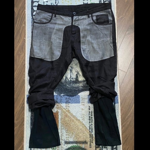 Rick Owens Archive Cropped Astaire Pants - Picture 2 of 5